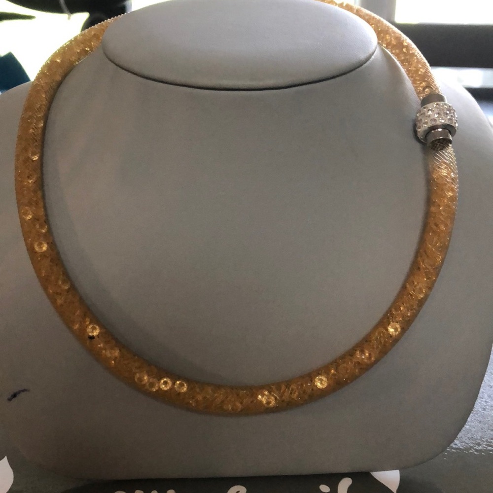 Very Unique magnetic closet mesh with rhinestones